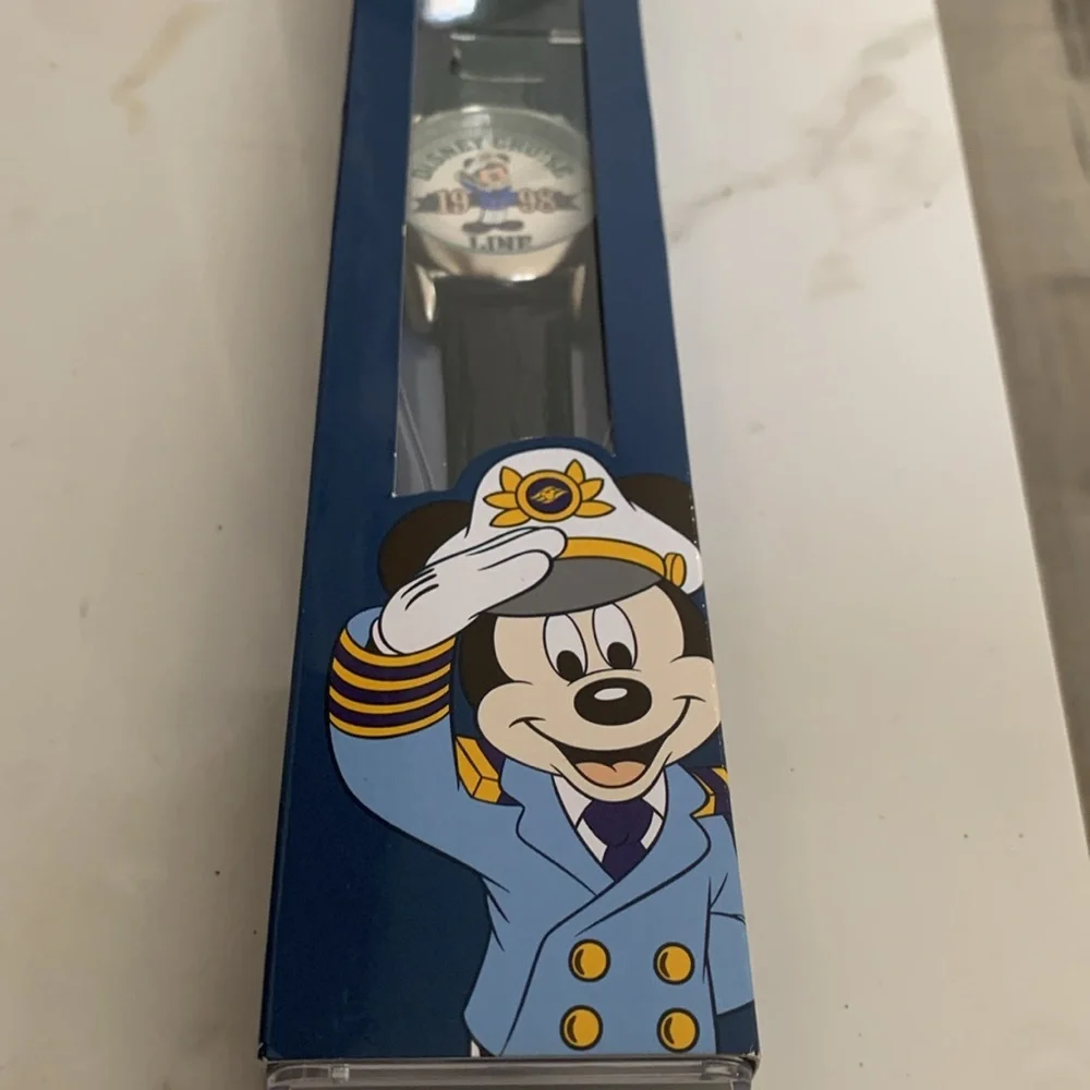 Disney Cruise Line 1998 Limited Release Mickey Mouse Captain Watch NIB Vintage
